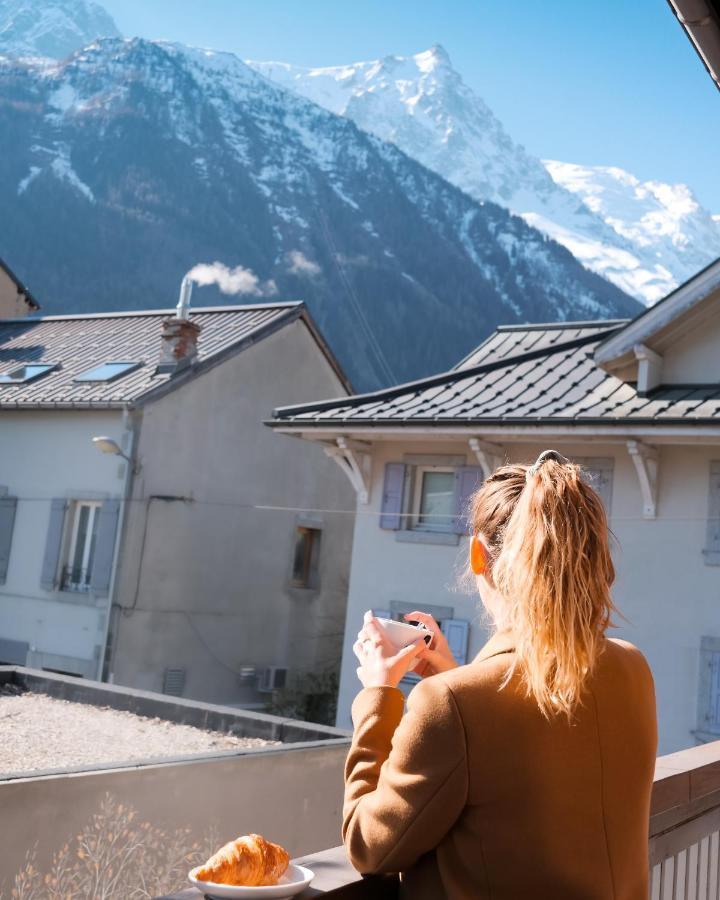 Chalet hôtel le Whymper Chamonix Exterior foto