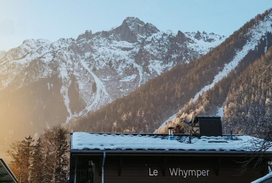 Chalet hôtel le Whymper Chamonix Exterior foto